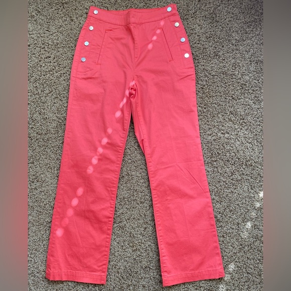 Massimo Dutti Orange-coral pants. - Picture 5 of 11